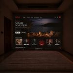 شقة بغرفة نوم سينمائية وصالة