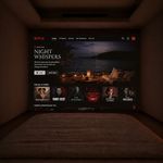 شقة بغرفة نوم سينمائية وصالة