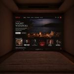 شقة بغرفة نوم سينمائية وصالة