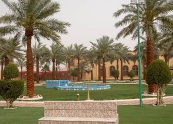 مسطح اخضر بملعب كره طائرة