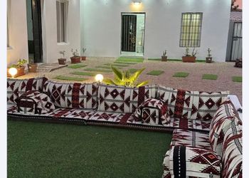 استراحة ببيت شعر وجلسة خارجية 