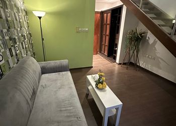 شاليه بمسبح و مسطح اخضر 