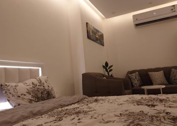 شقة بغرفتين نوم وصالة
