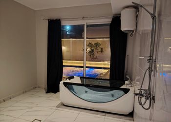 شالية  للعرسان وجاكوزي 