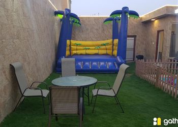 شاليه بمسطح اخضر