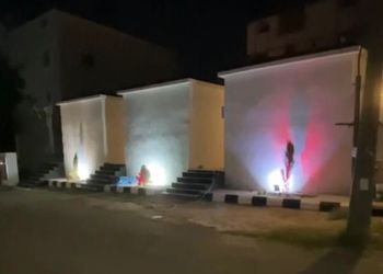 استراحة بمجلس وبيت شعر راقي