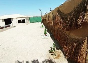 مخيم ببيت شعر وألعاب أطفال 