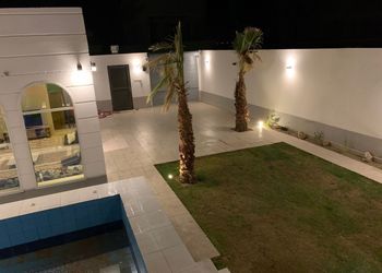 شاليه بمسبح وألعاب مائية