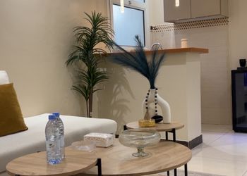 شقة أنيقة بصالة وغرفة نوم