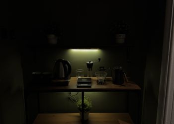 شقة بصالة انيقة وغرفة نوم