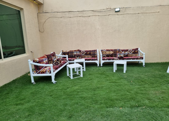 شاليه بألعاب مائية و جلسة خارجية