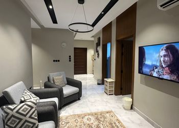 شقة غرفتين نوم بالقرب من المطار