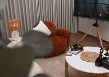 استديو واسع مع بانيو للأسترخاء