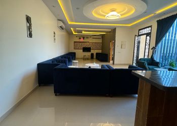 شاليه بجلسة خارجية وألعاب مائية