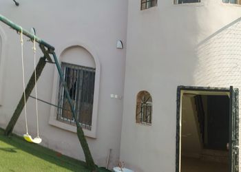 استراحة بملعب كرة قدم