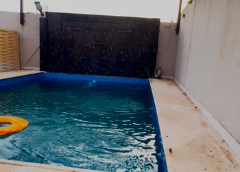 شاليه بطاولة تنس ومسبح