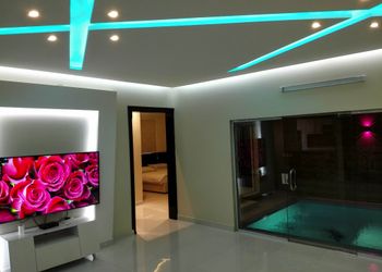 شاليه بثلاث غرف نوم مع مسبح وحوش
