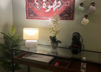 شقة غرفتين نوم وجلسة خارجية