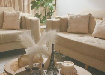 شقة بغرفتين نوم وغرفة جلوس 