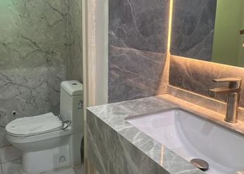 استديو بسرير ماستر وجلسة مريحة