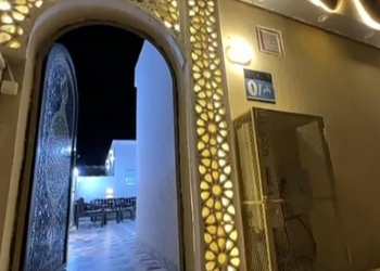 شالية بجلسة خارجية واجواء ممتعة 
