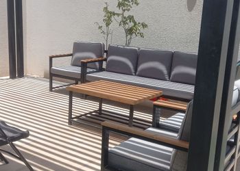 شالية بجلسة خارجية واجواء ممتعة 