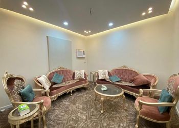 استراحة بجلسة خارجية ومسبح خارجي
