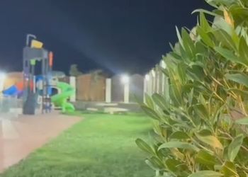استراحة بملعب كرة قدم