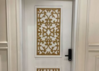 شقة بصالة انيقة وغرفتين نوم