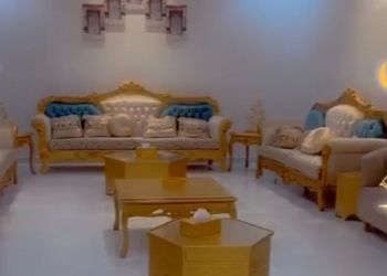 استراحة ببيت شعر وجلسة خارجية