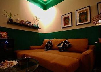استديو بسرير فردي وجلسة 
