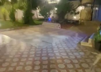 استراحة بمسبح خارجي وأجواء ممتعة 