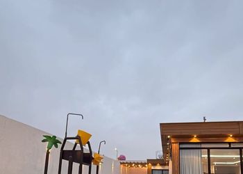 شاليه بألعاب مائية ومسبح