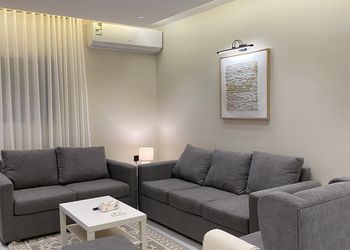 شقة بغرفتين نوم وتصميم هادئ 