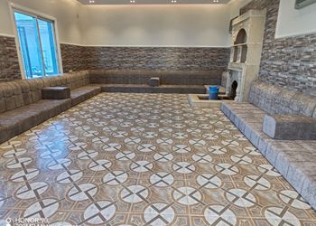 استراحة بمسطح اخضر و العاب اطفال