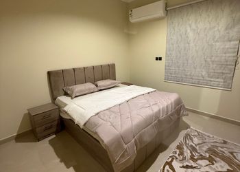 شقة بغرفة معيشة وغرفتين نوم 