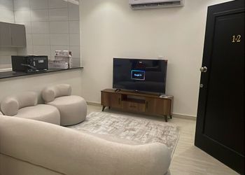 شقة بغرفتين نوم وصالة