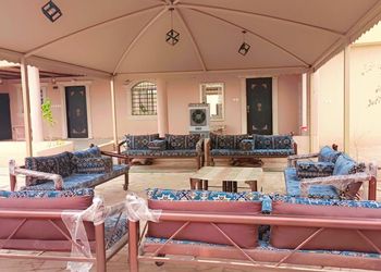 استراحة بملعب كرة طائرة