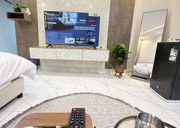 استديو بسرير فردي وجلسة 