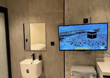 استديو بسرير مريح وجلسة خارجية 