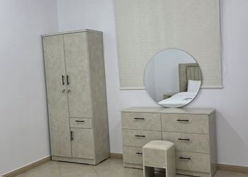 شقة بصالة وغرف نوم