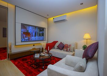 شقة بدخول ذاتي وغرفتين نوم 