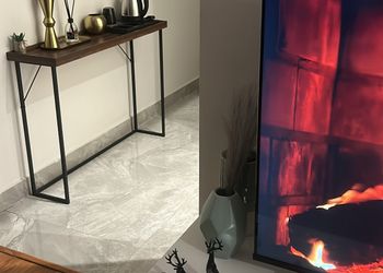 استديو بأثاث مريح وبسيط