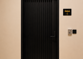 شقة بغرفتين نوم وصالة