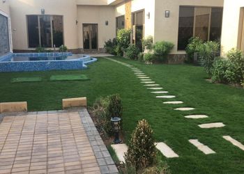 منتجع فندقي بركن شواء ومسبح