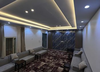 استراحة بمجلس وبأثاث مريح وبسيط 
