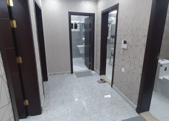 شقة بغرفة نوم هادئه جلسة خارجية