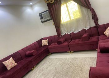 شقة بصالة وغرفة نوم ومجلس