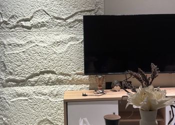 شقة بغرفة معيشة وغرفة نوم 