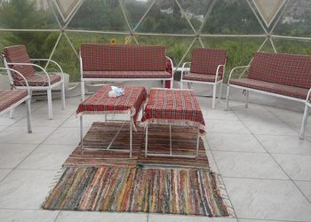 كوخ ريفي بإطلالة على الجبل 